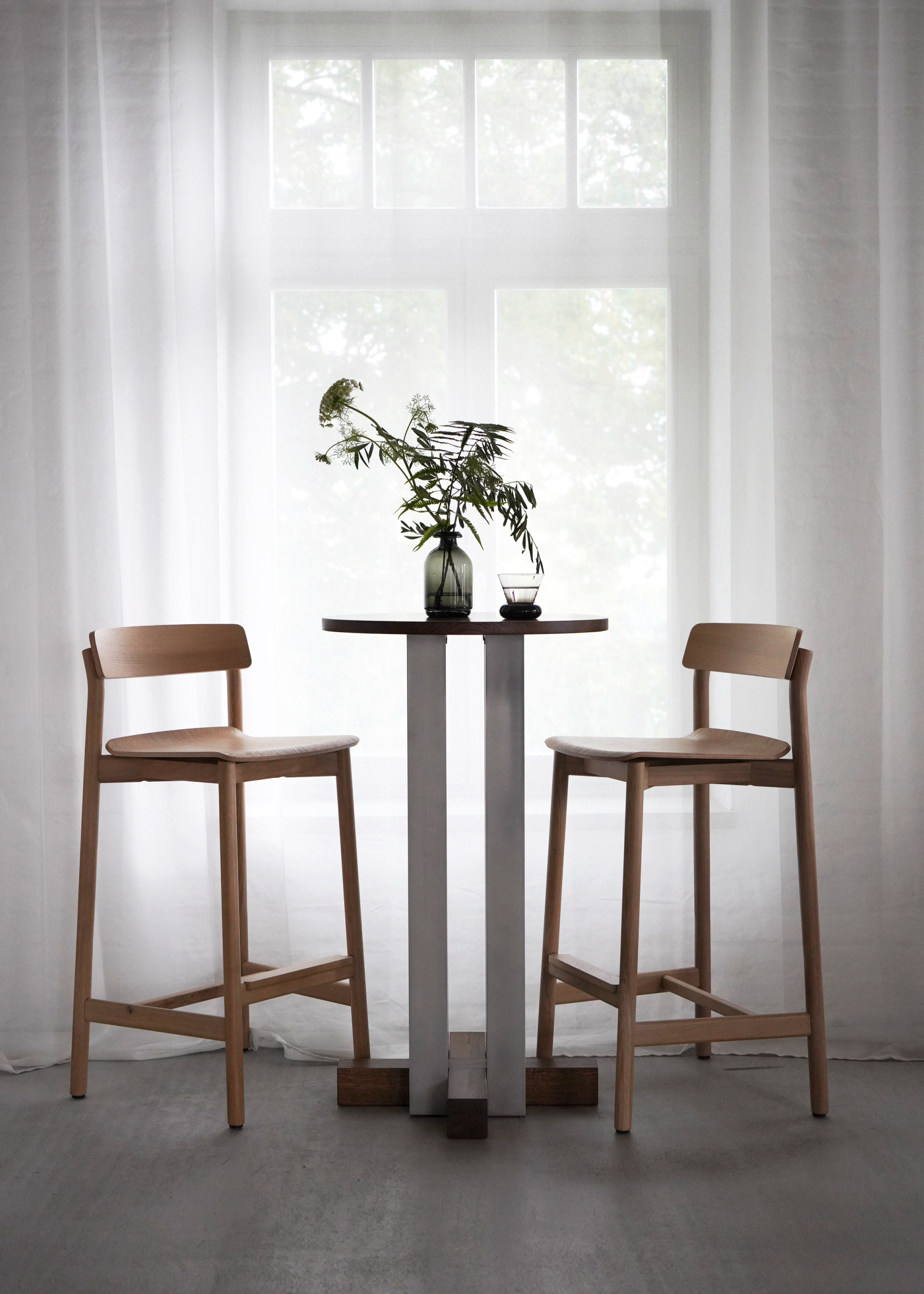ARCHE bar stool / Natur oak KRYSTIAN KOWALSKI