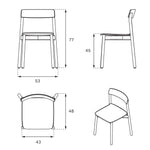 ARCHE chair / Natur oak KRYSTIAN KOWALSKI