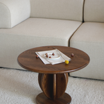 CITRUS LOW coffee table / Dark oak SYLVAIN WILLENZ