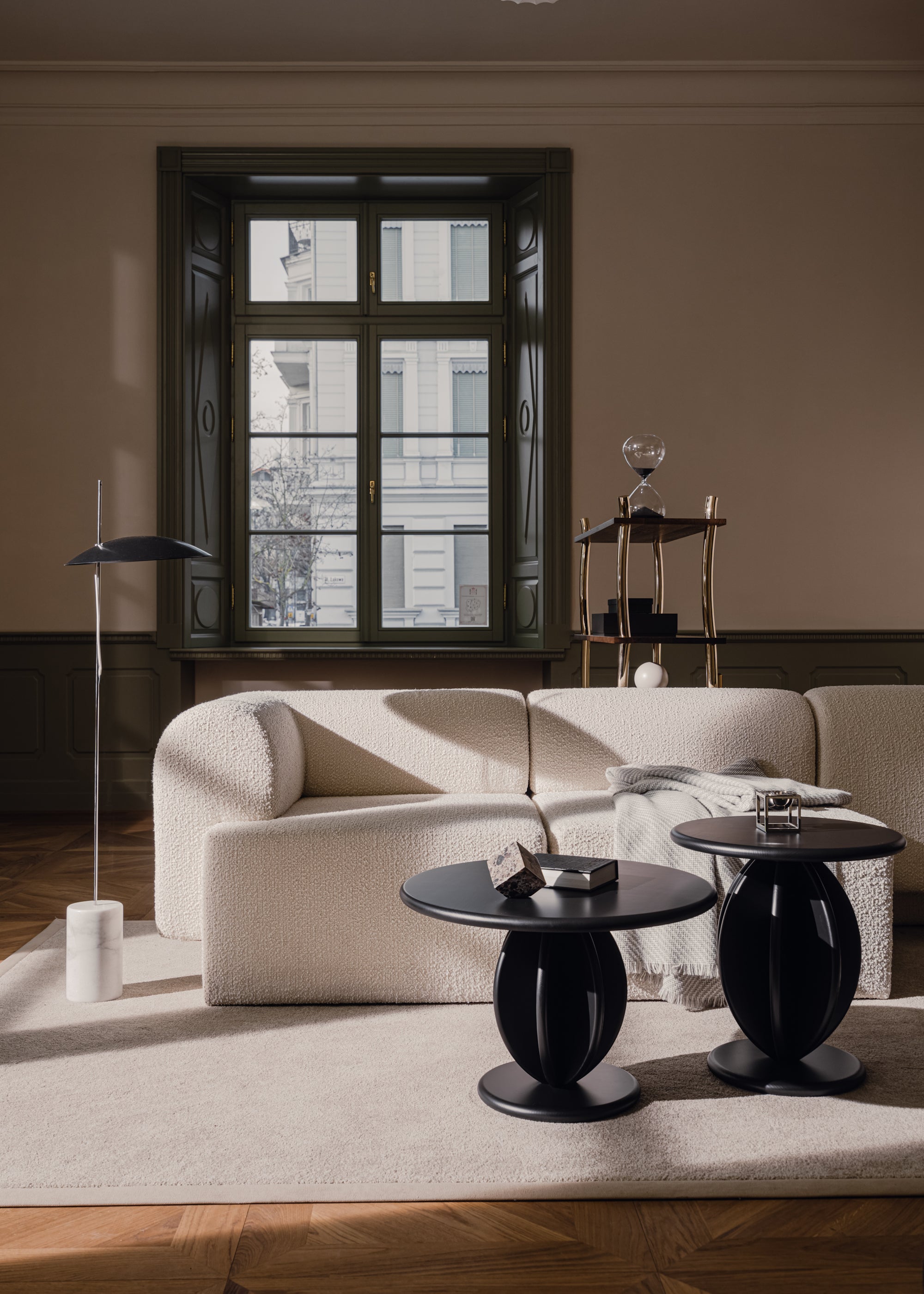 CITRUS HIGH coffee table / Black ash SYLVAIN WILLENZ