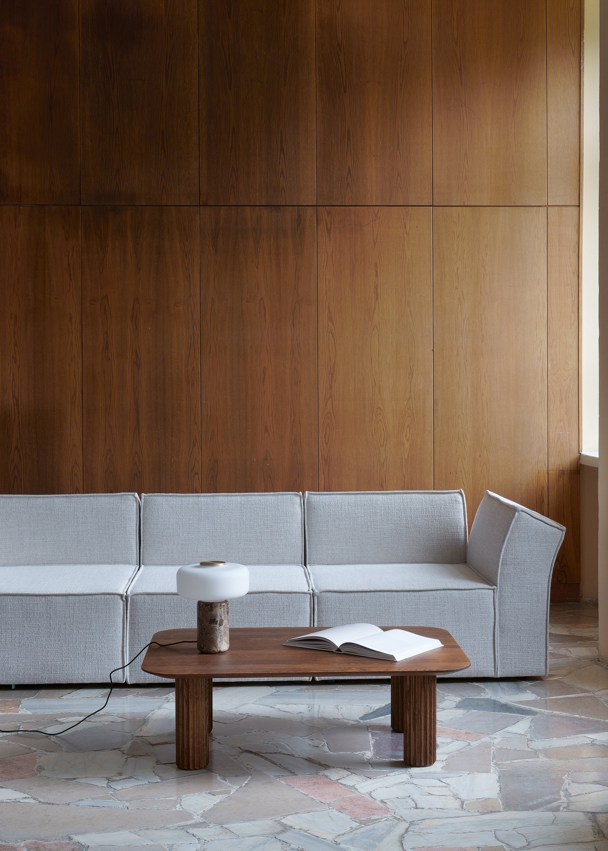 FILAR LOW coffee table / Dark oak Kenyon Yeh