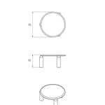 NEO LOW table / Dark oak TAMO