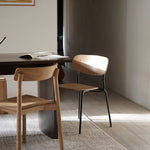 SPLOT chair / Black / Natur oak MARCIN LASKOWSKI