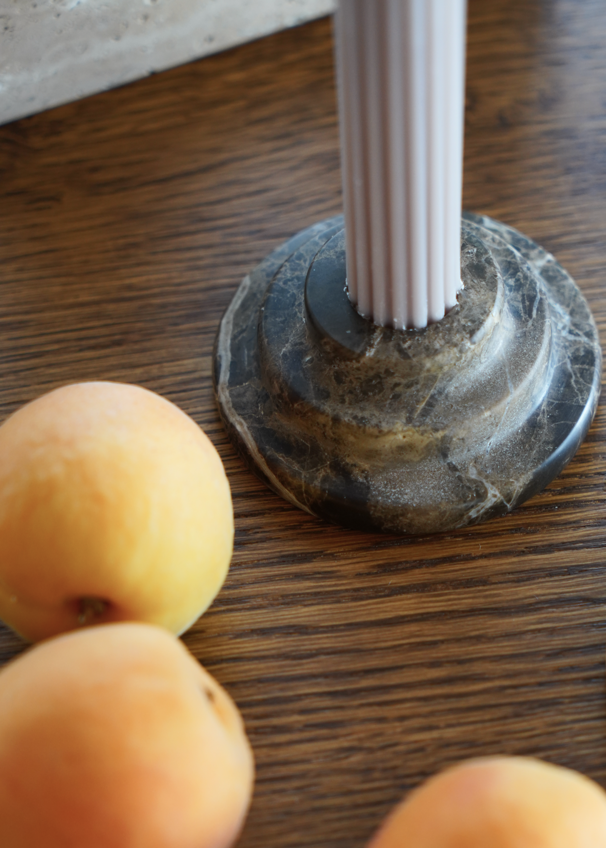 ROKK candle holder / Dark Emperador TAMO