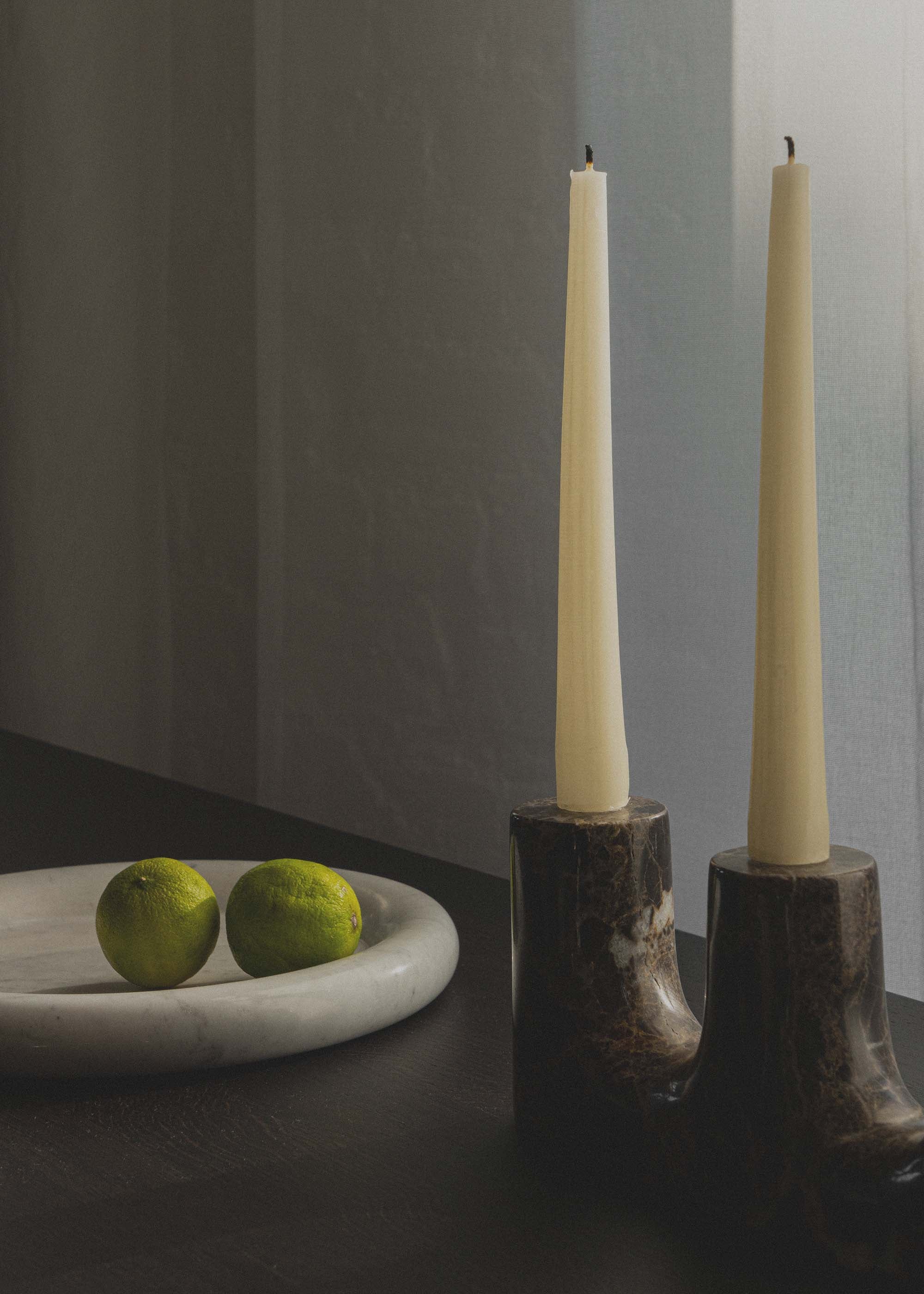 TRILO candle holder / Dark TAMO
