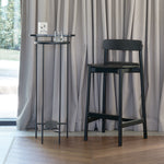 ARCHE bar stool / Black KRYSTIAN KOWALSKI