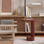 BOLD side table / Burgundy TAMO