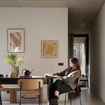 SPLOT chair / Black / Natur oak MARCIN LASKOWSKI