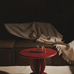 CITRUS LOW coffee table / Burgundy ash SYLVAIN WILLENZ