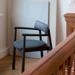 ELIPSA SOFT chair / Black oak / Boucle black TAMO