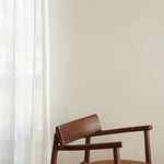 ELIPSA SOFT chair / Dark oak / Leather TAMO