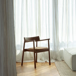 ELIPSA SOFT chair / Dark oak / Leather TAMO