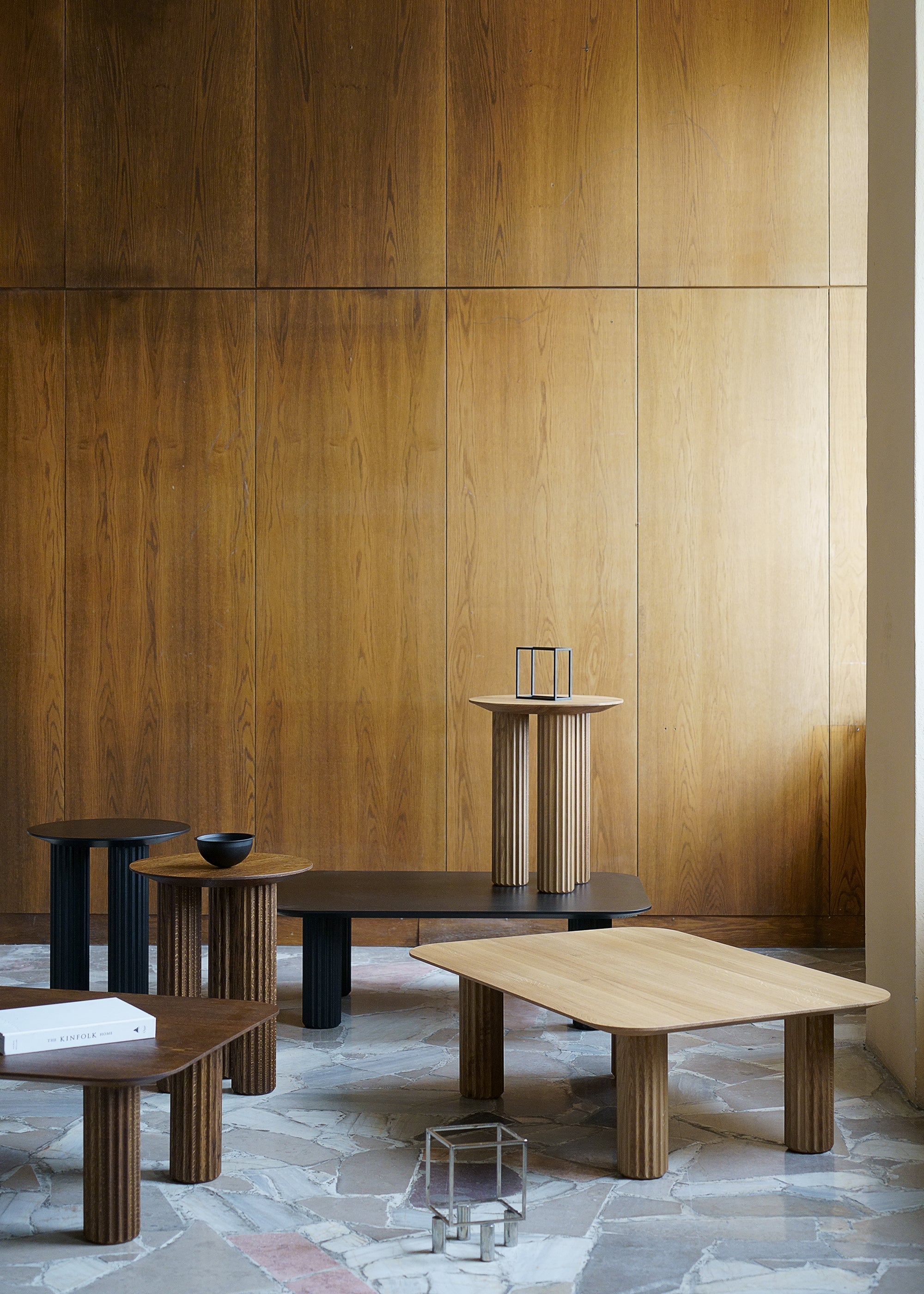 FILAR LOW coffee table / Dark oak Kenyon Yeh