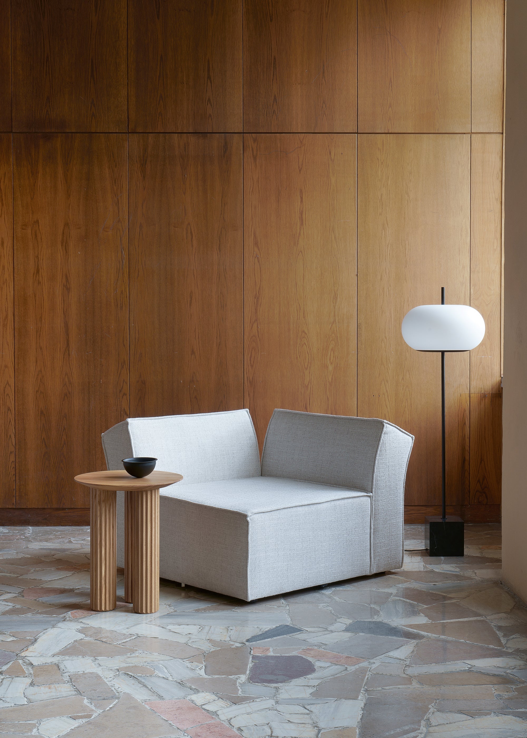 FILAR HIGH side table / Natur oak Kenyon Yeh
