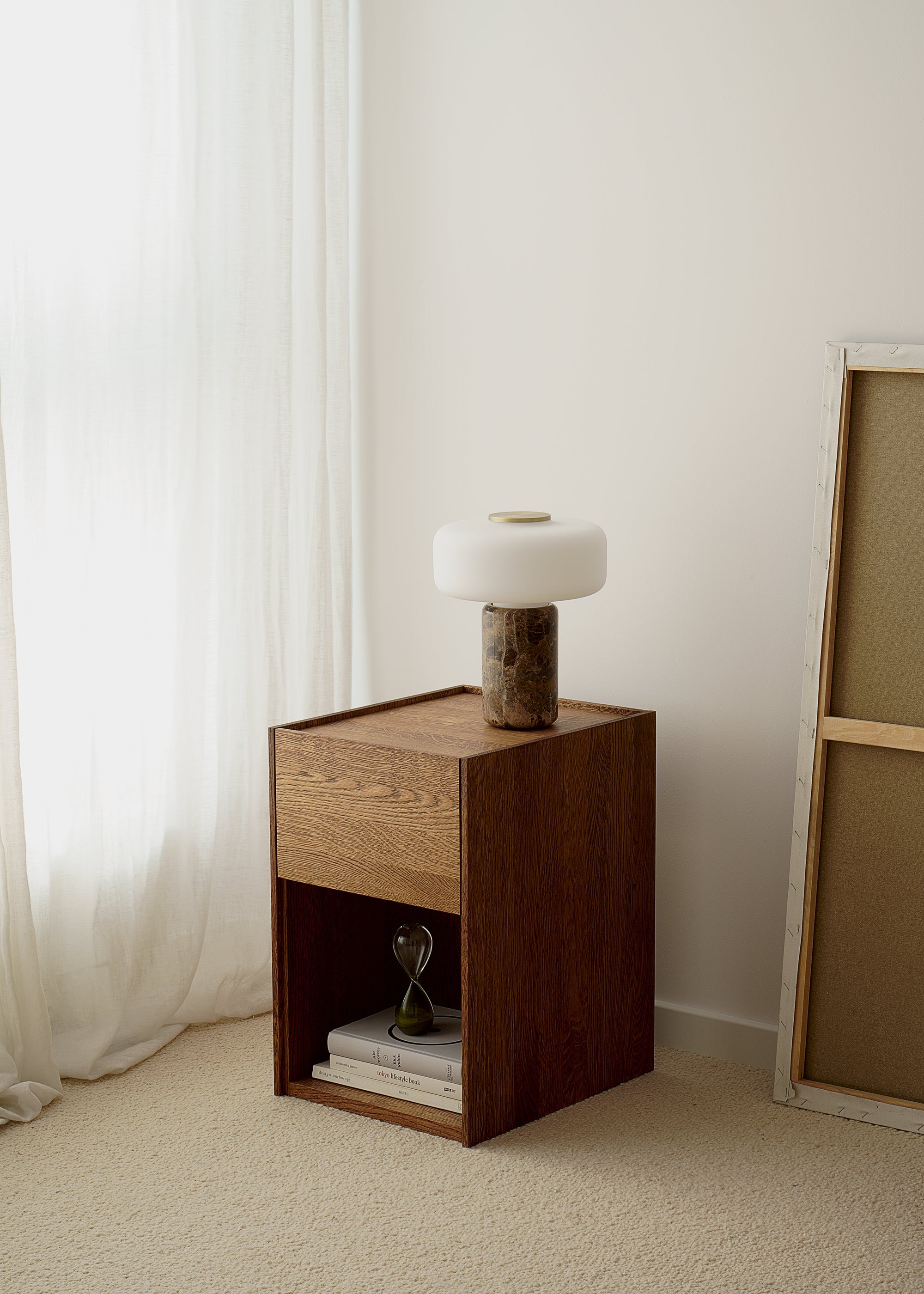 KARI night stand / Dark oak TAMO