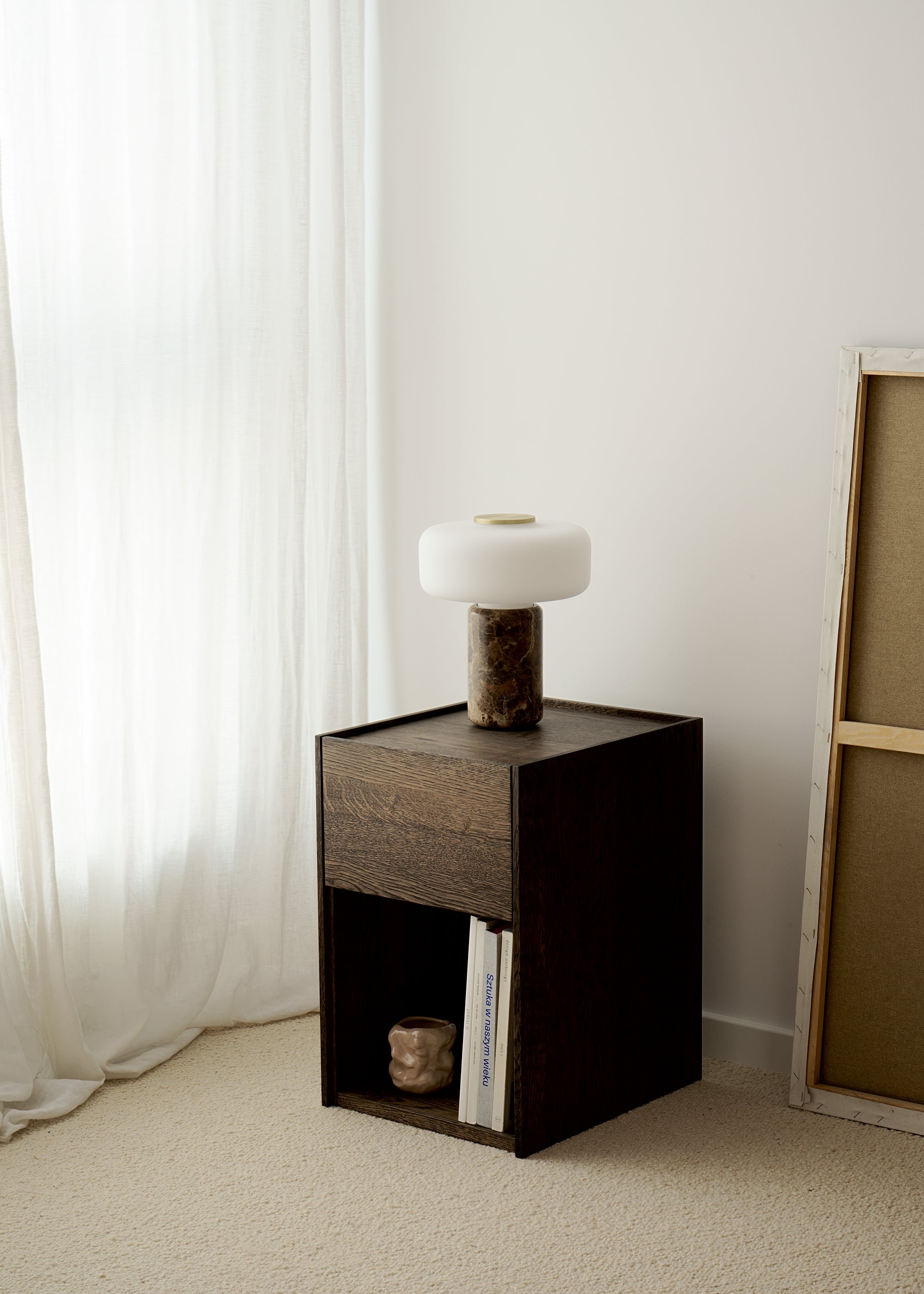 KARI night stand / Ebony oak TAMO