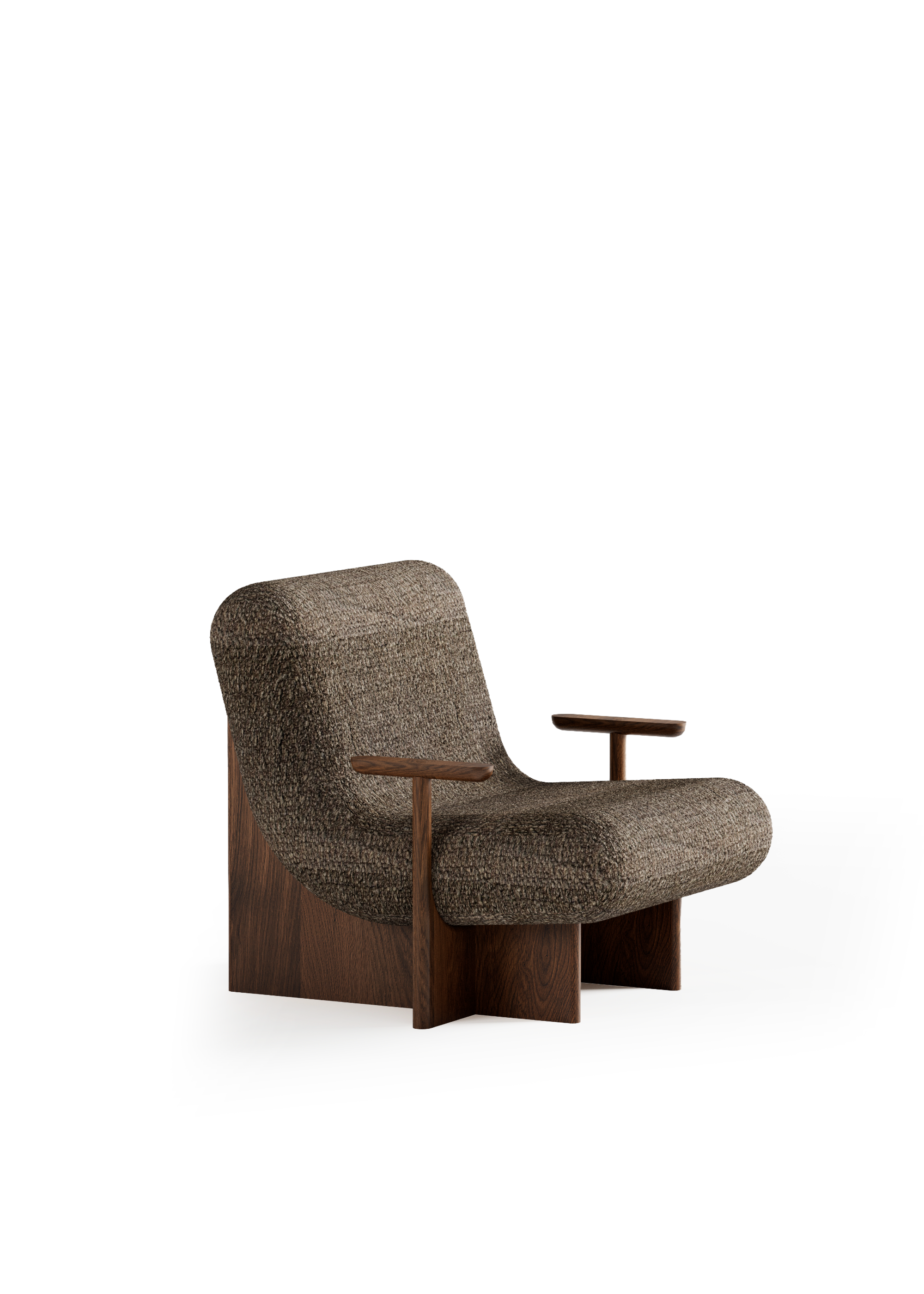 KIVO lounge chair / Dark oak