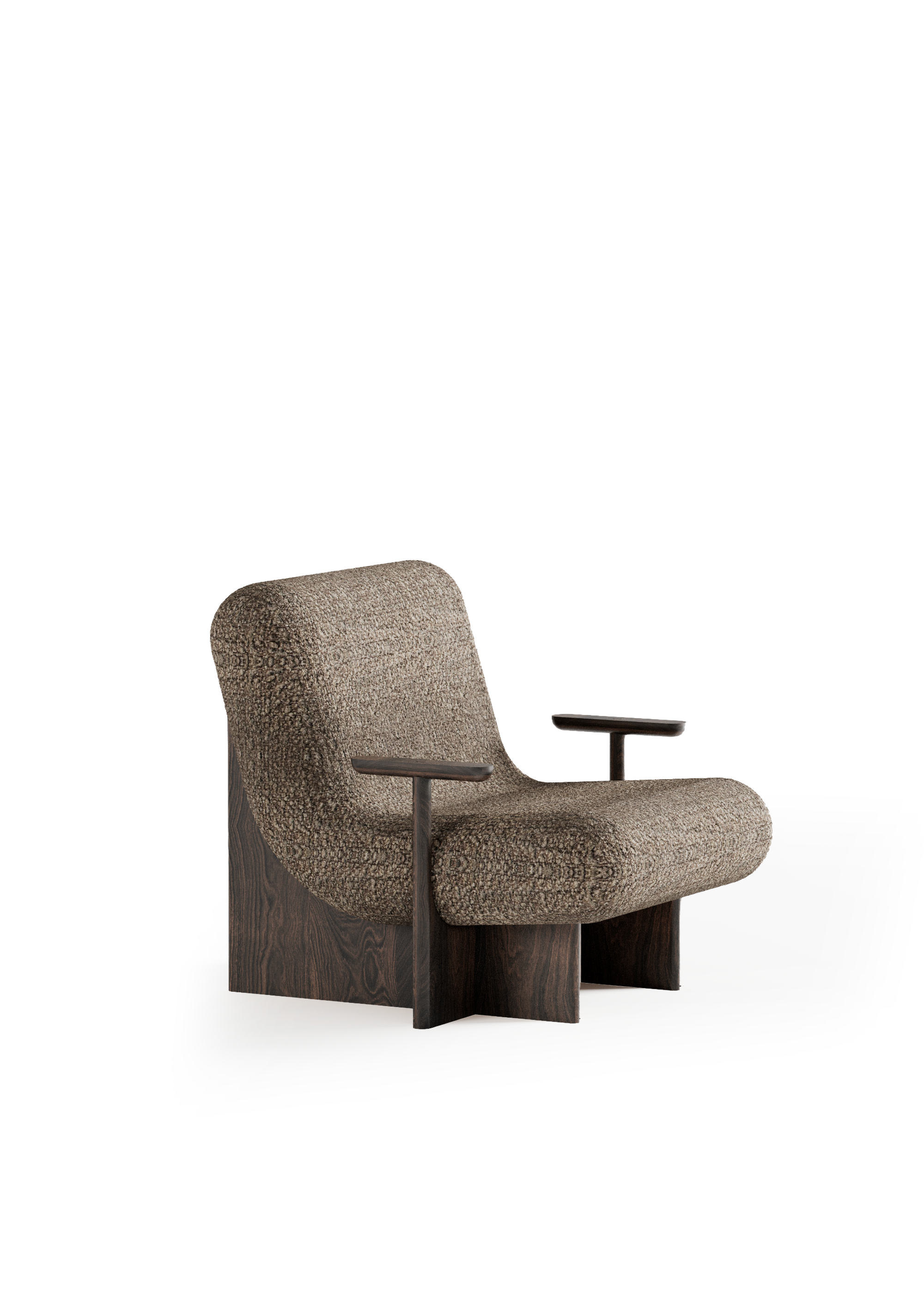 KIVO lounge chair / Ebony oak