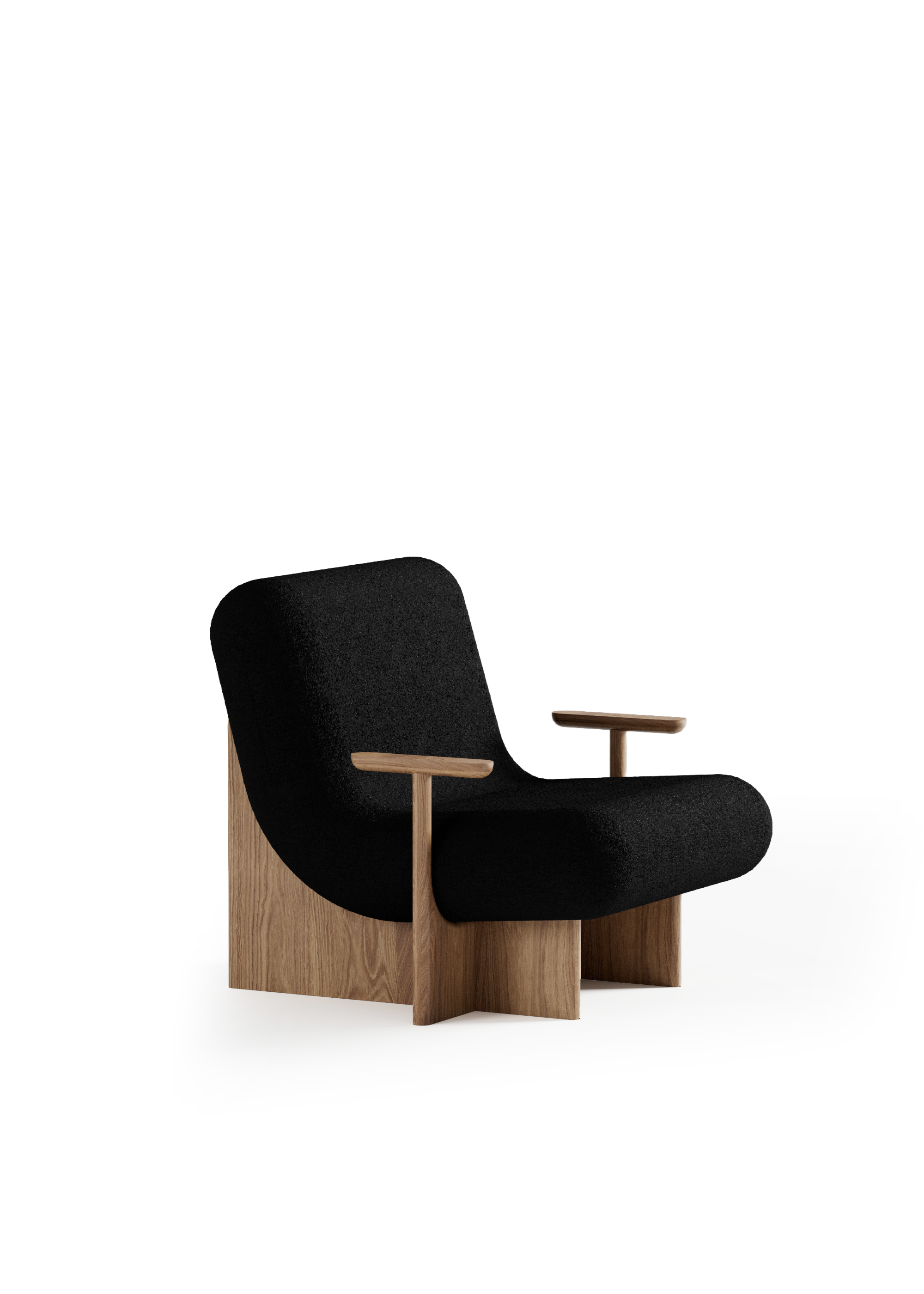 KIVO lounge chair / Natur oak