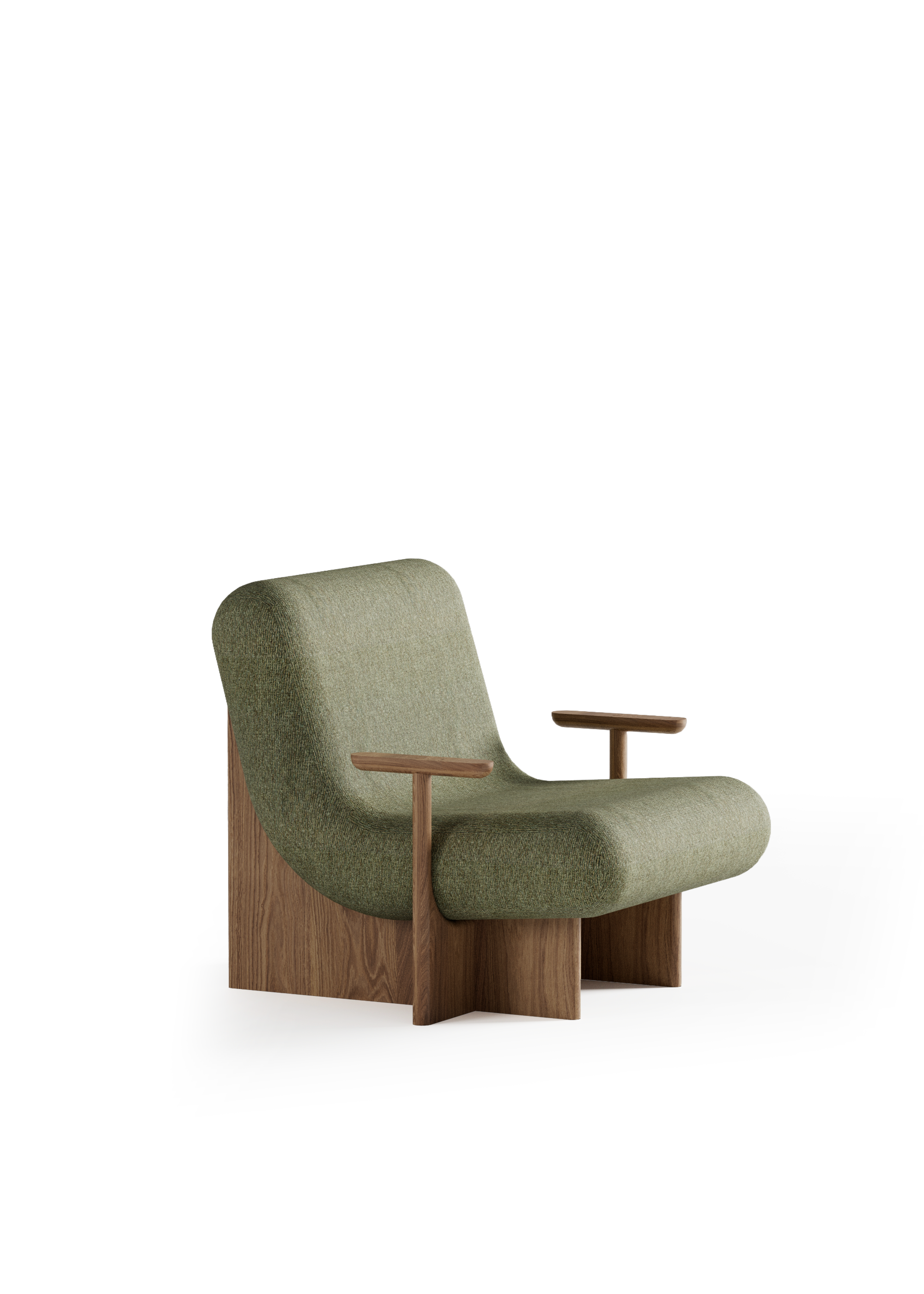KIVO lounge chair / Natur oak