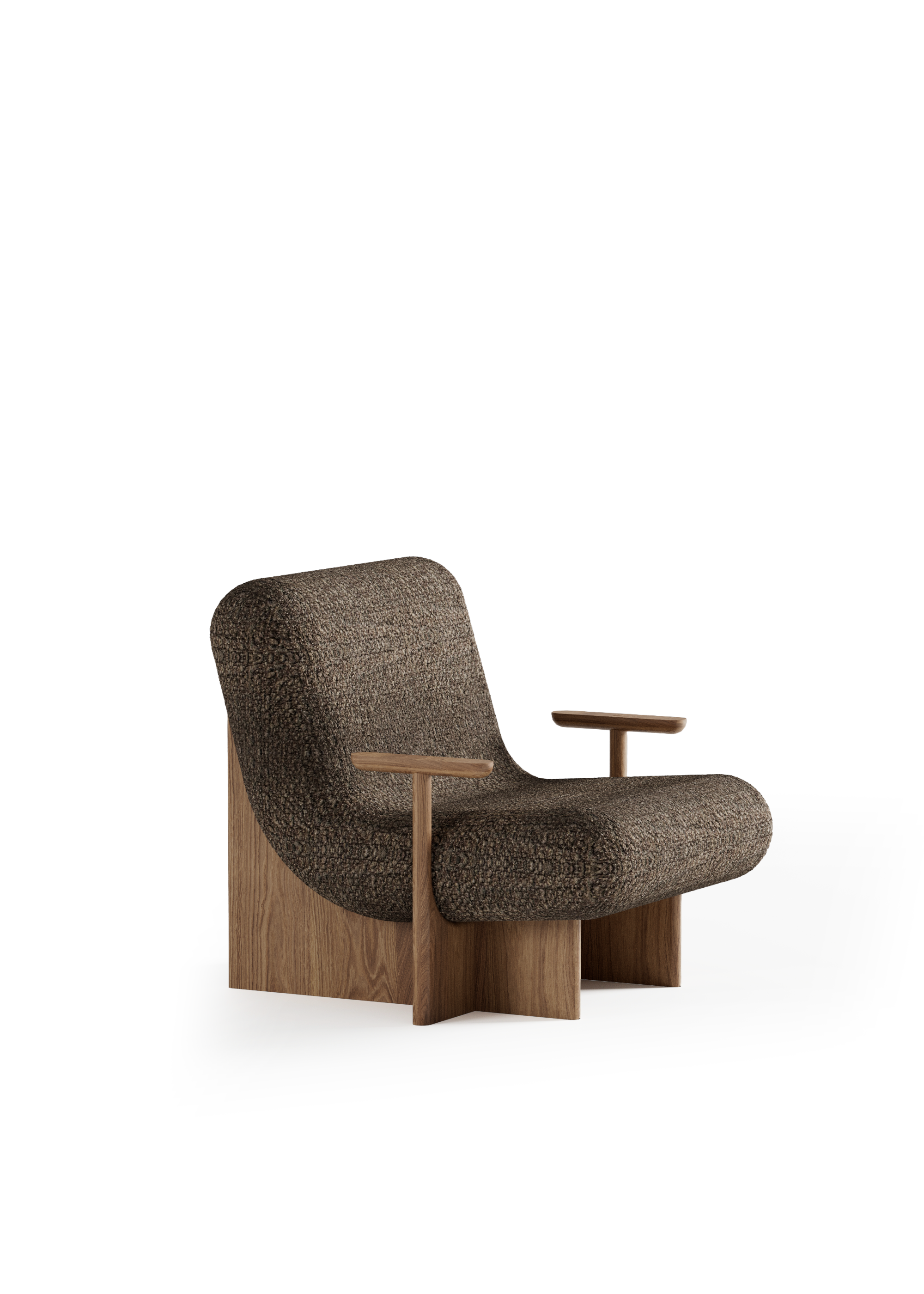 KIVO lounge chair / Natur oak