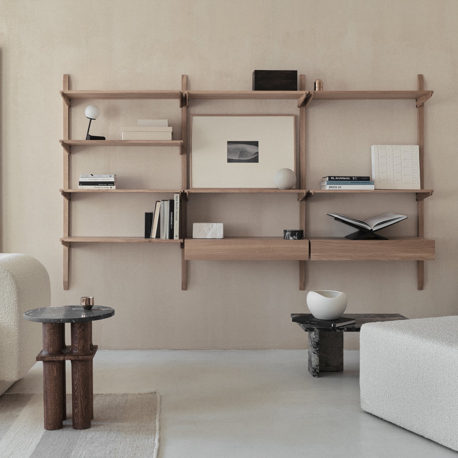 NOKI(軒) - 3 shelving system TAMO
