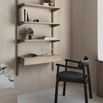 ELIPSA SOFT chair / Black oak / Boucle black TAMO