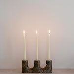 TRILO candle holder / Dark TAMO
