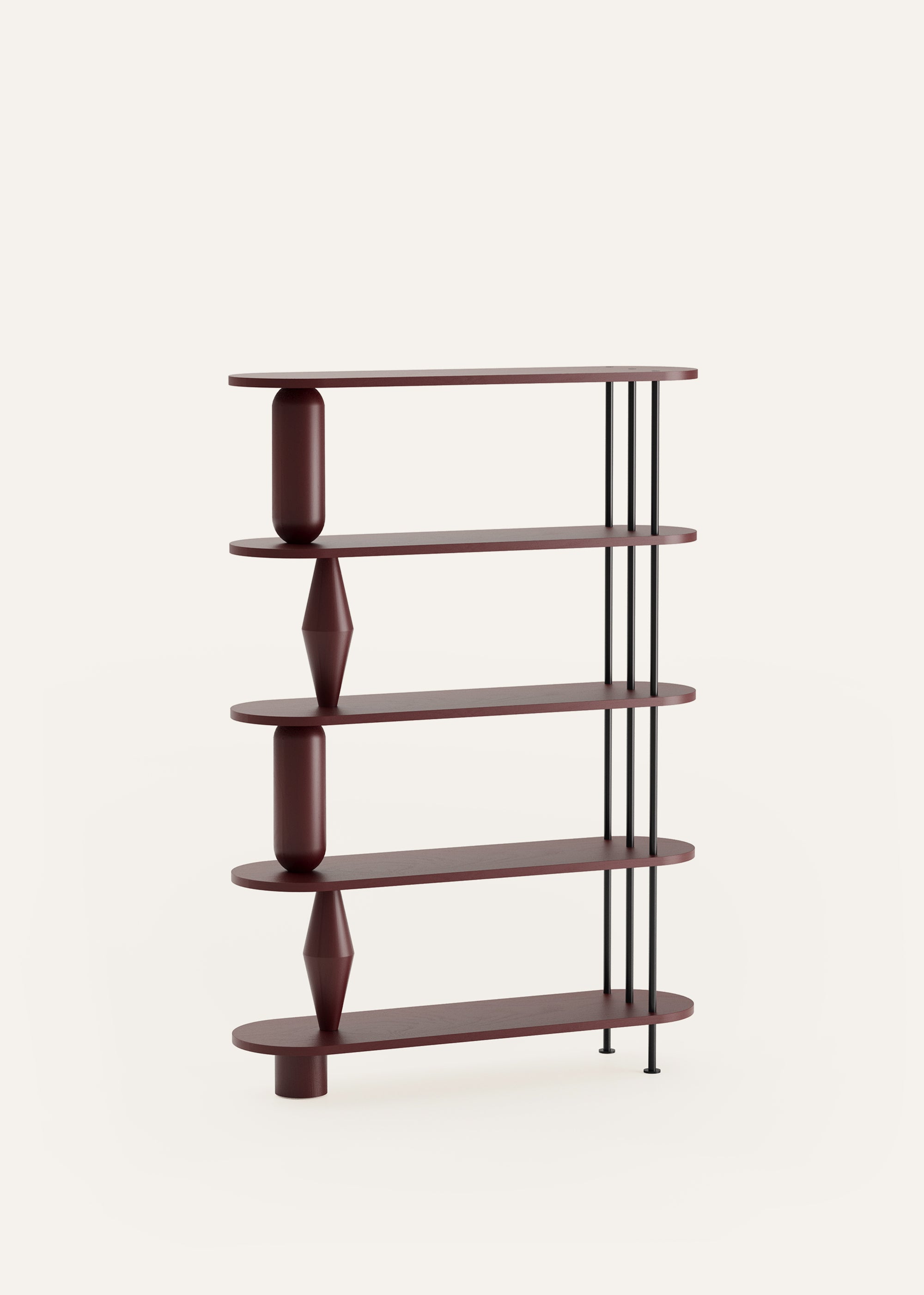 Modern designer shelving unit for contemporary interiors